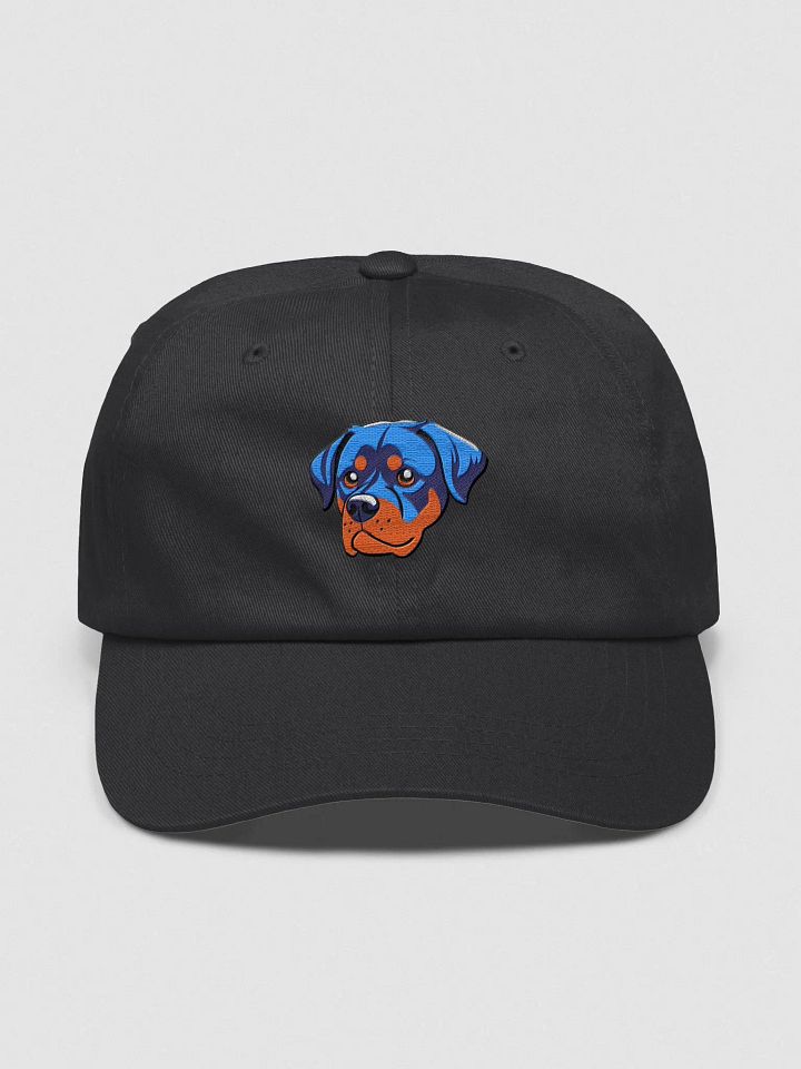 Cute Rottweiler Dog Face Illustration Dad Hat product image (4)