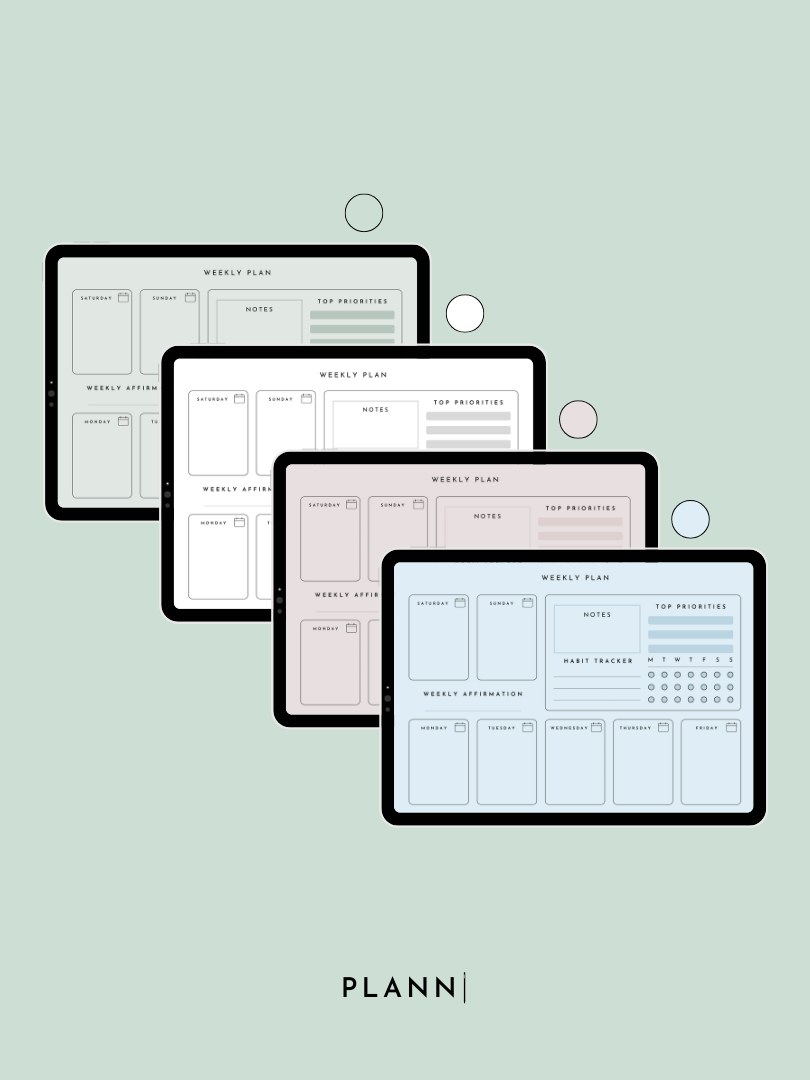 Digital Weekly Planner | PLANNI product image (2)