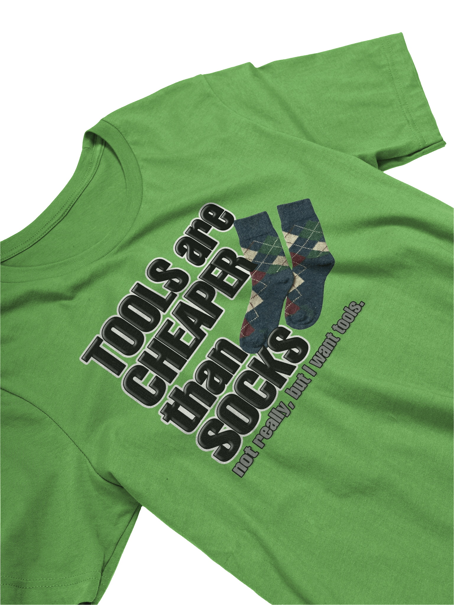 “Tools Are Cheaper Than Socks” Holiday Tee product image (9)