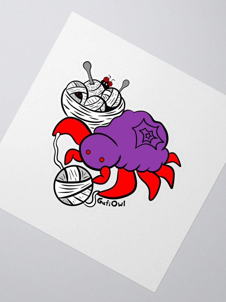 Knitting Spider Sticker product image (5)