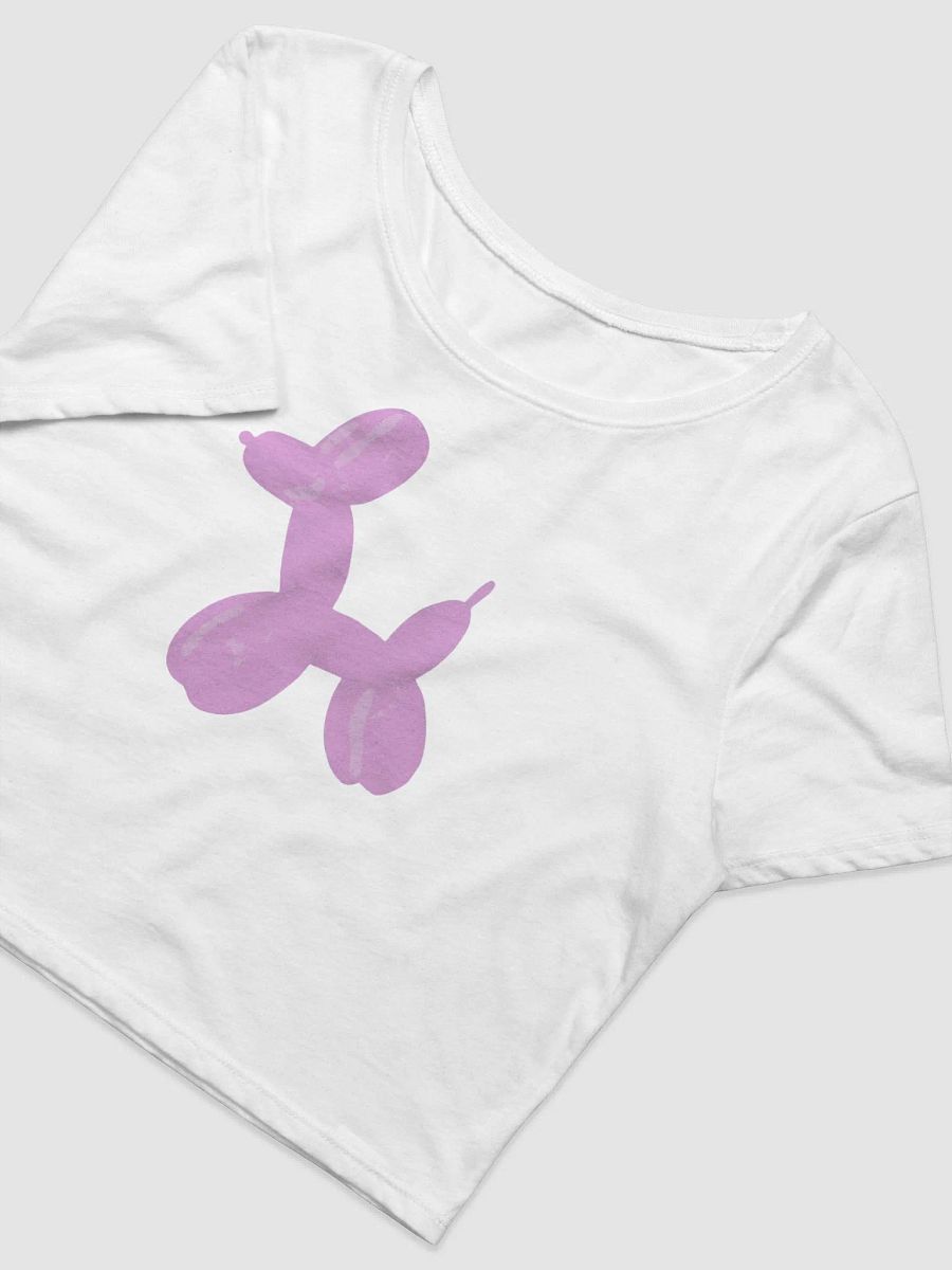 Puppy Love Balloon Dog Crop Tee product image (3)