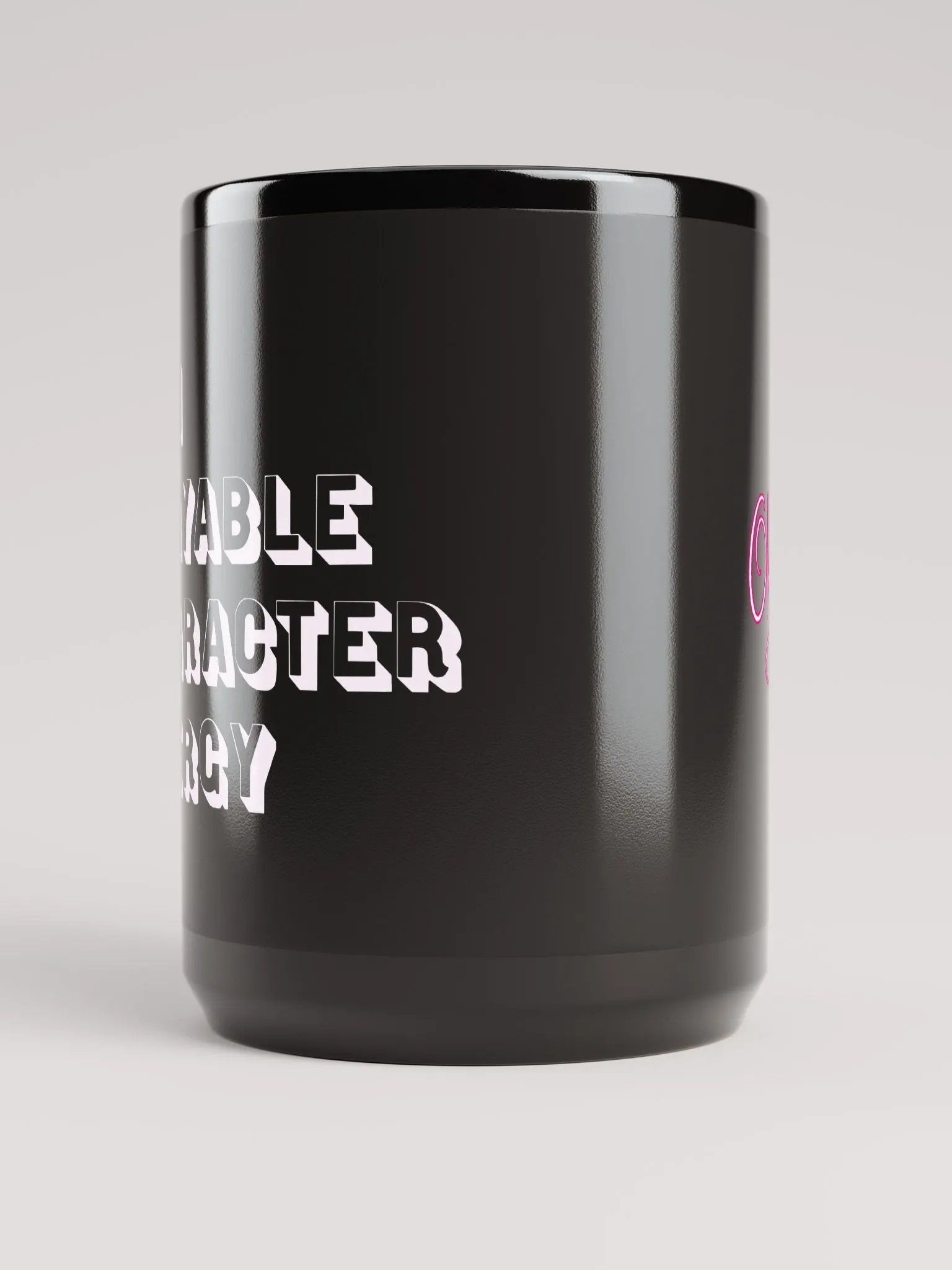 OkayishAF NPC Energy 15oz Mug Black product image (6)