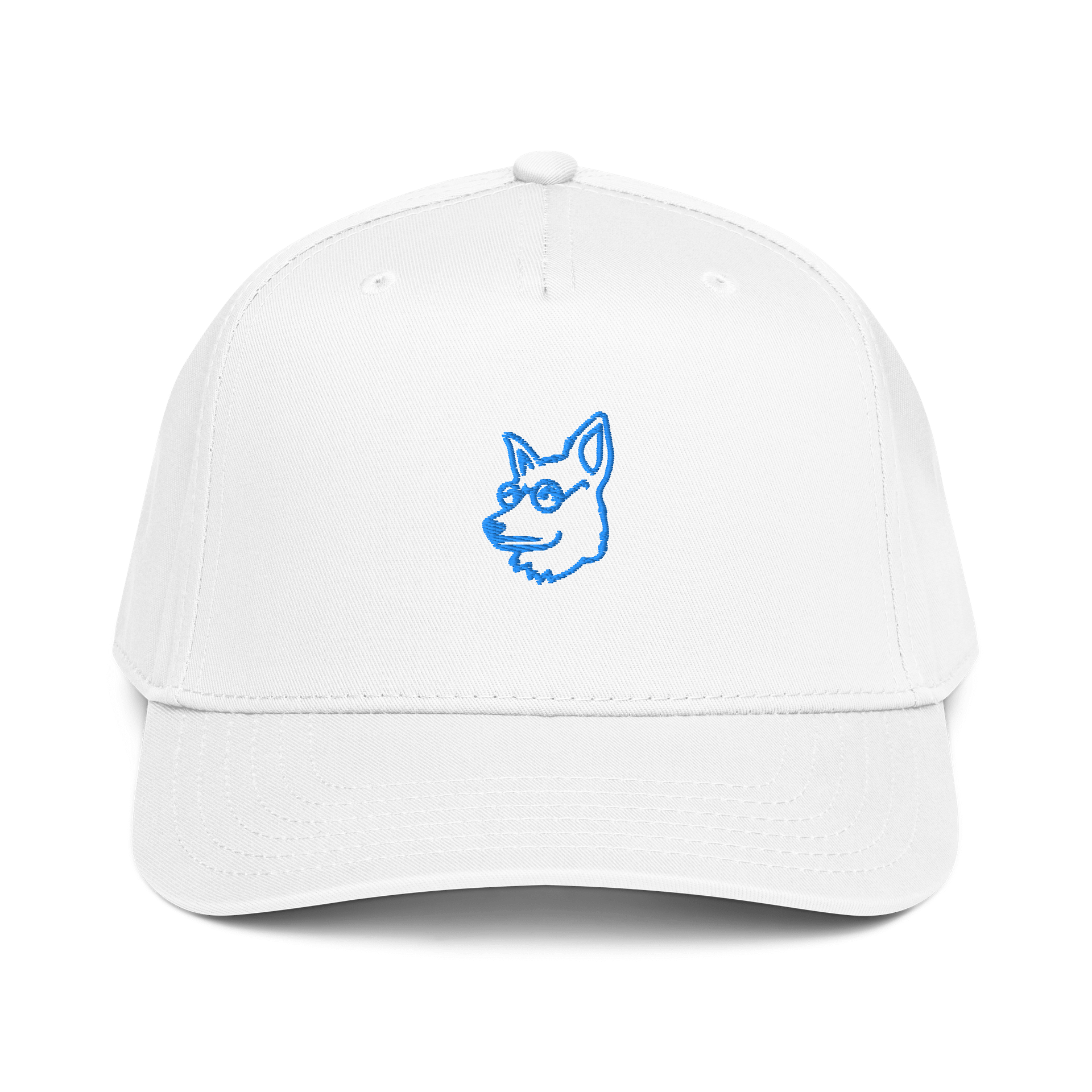 Silly Dog With Glasses. Baseball Cap product image (1)