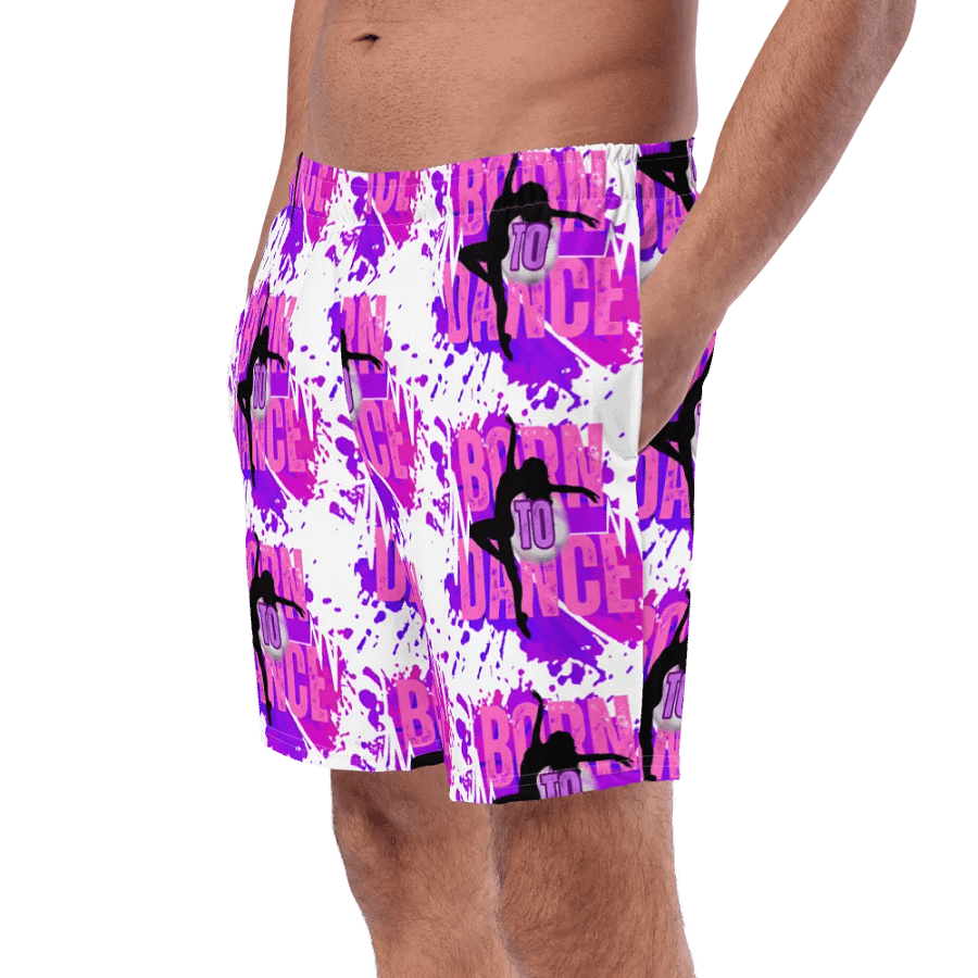Born to Dance Her Silhouette All-Over Swim Trunks product image (9)