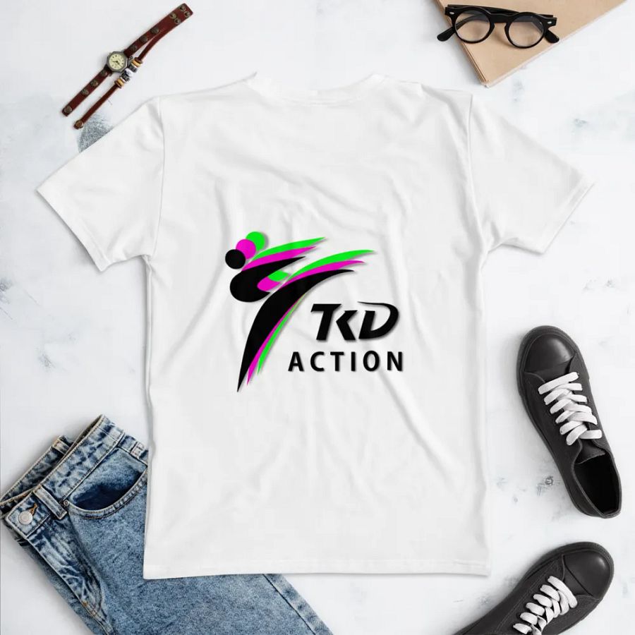 TKD Action Print Women's Crew Neck T-Shirt product image (3)