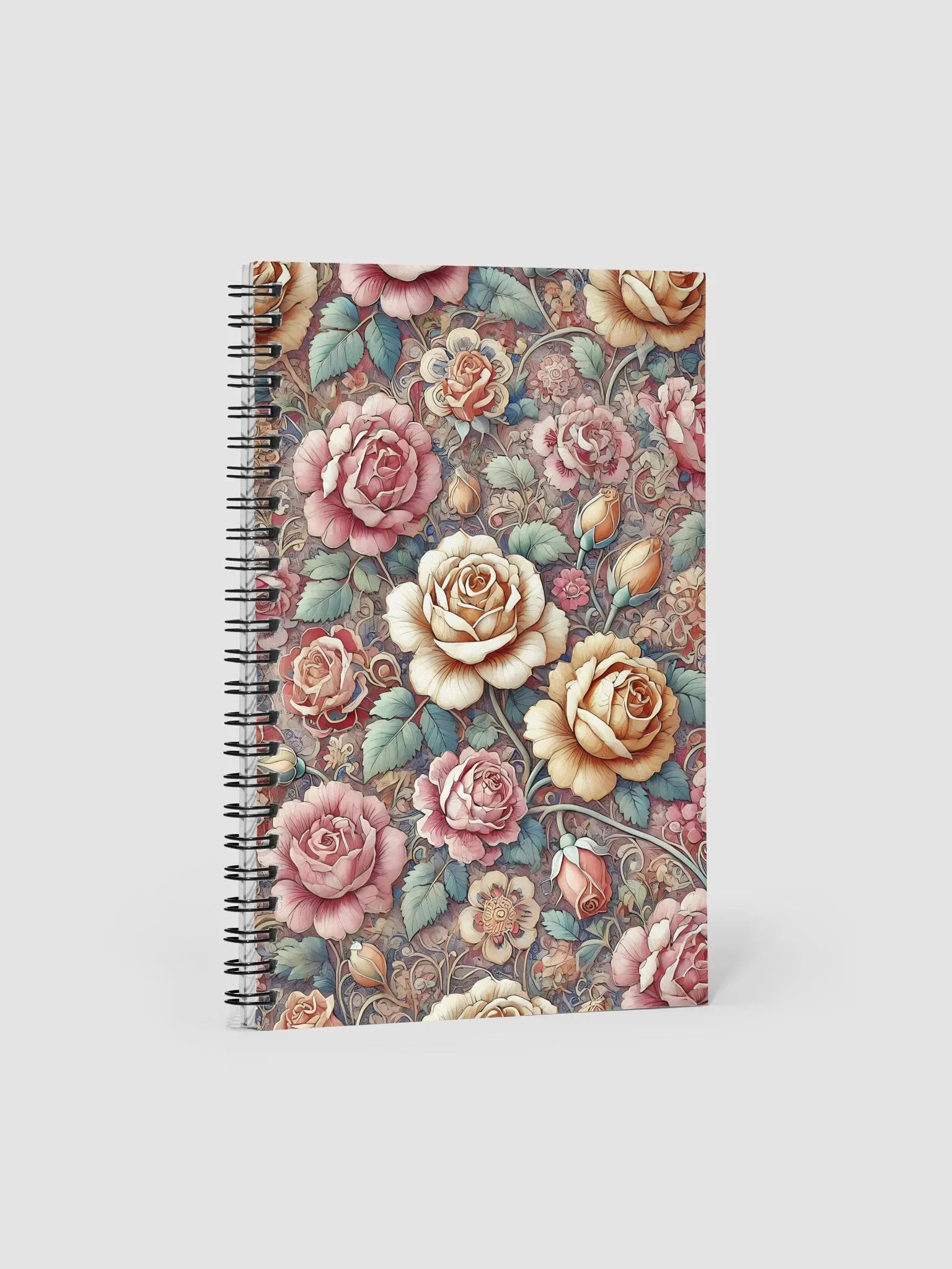 Royal Floral Spiral Notebook product image (1)