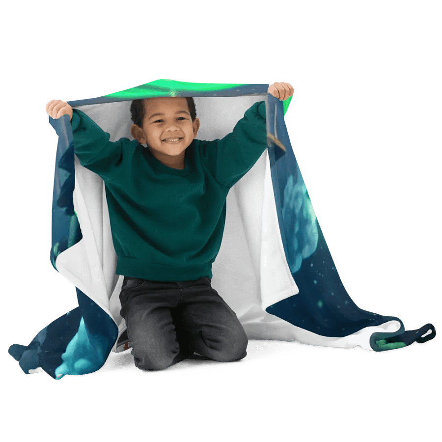 Cosmic Yin-Yang Dream Throw Blanket product image (3)