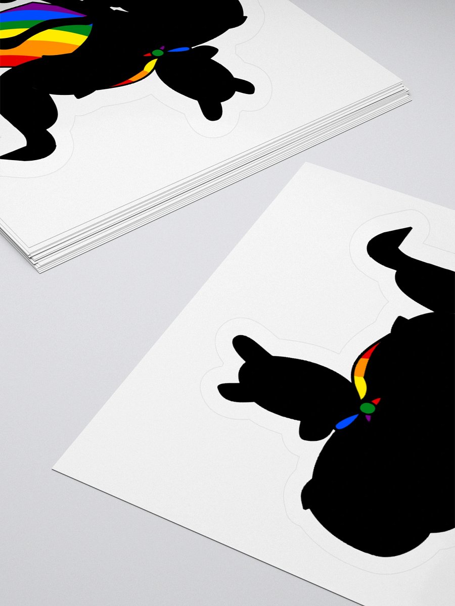 Superhomo! Vermili Gay Silhouette Variant Sticker! product image (11)