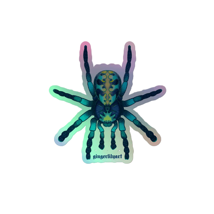 blue tarantula sticker product image (2)