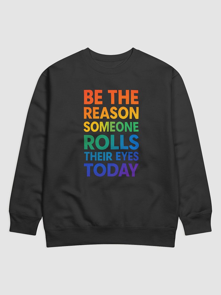 Rainbow Eye-Roll Sweatshirt product image (2)