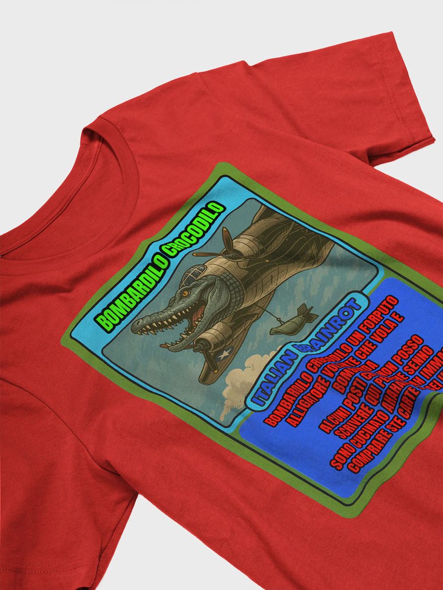 Italian Brain Rot Bombardiro Crocodilo T-shirt product image (21)
