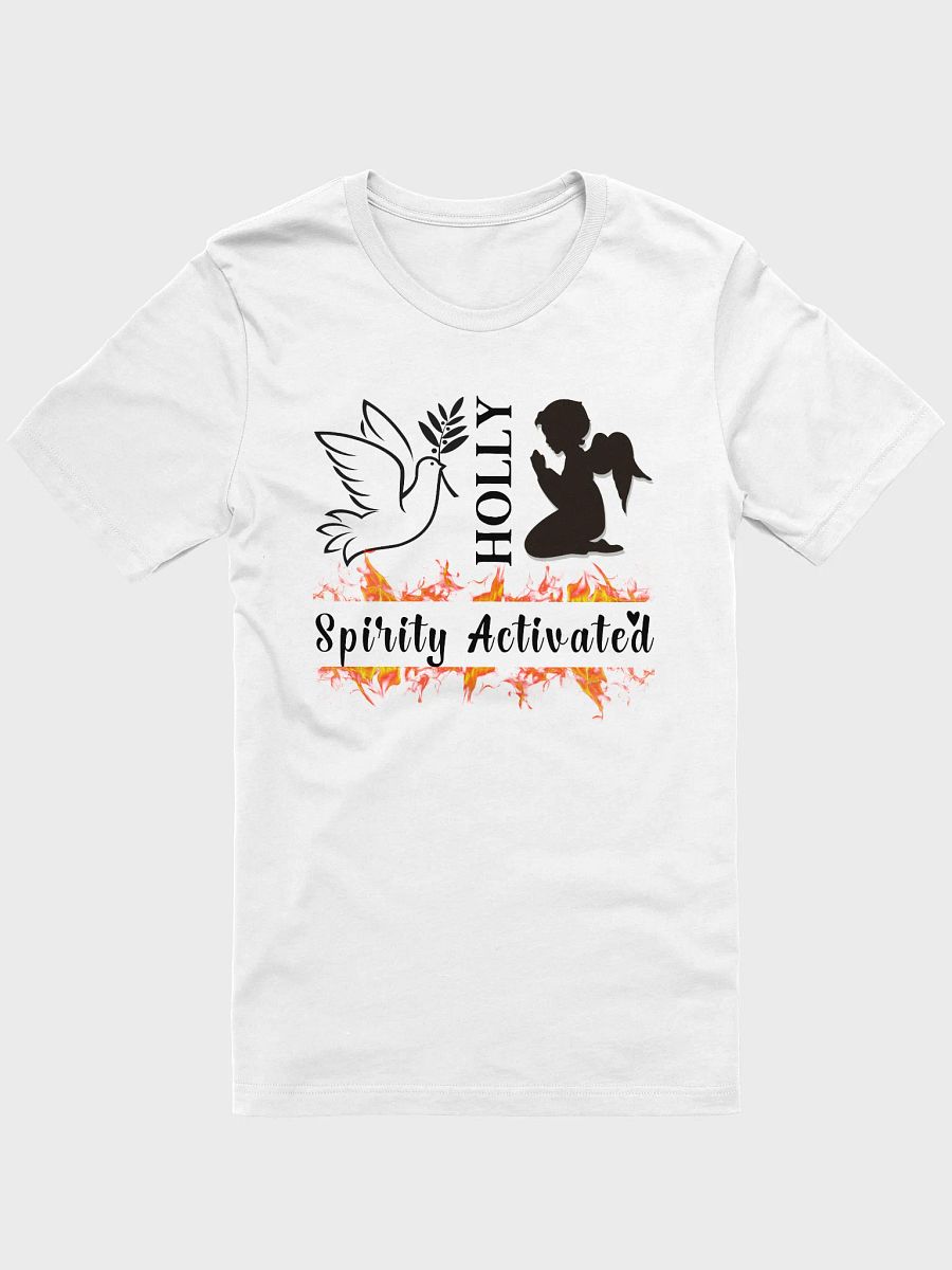 Holly Spirit Activated, Christian Faith Bell a Canvas T-shirt - Light product image (3)