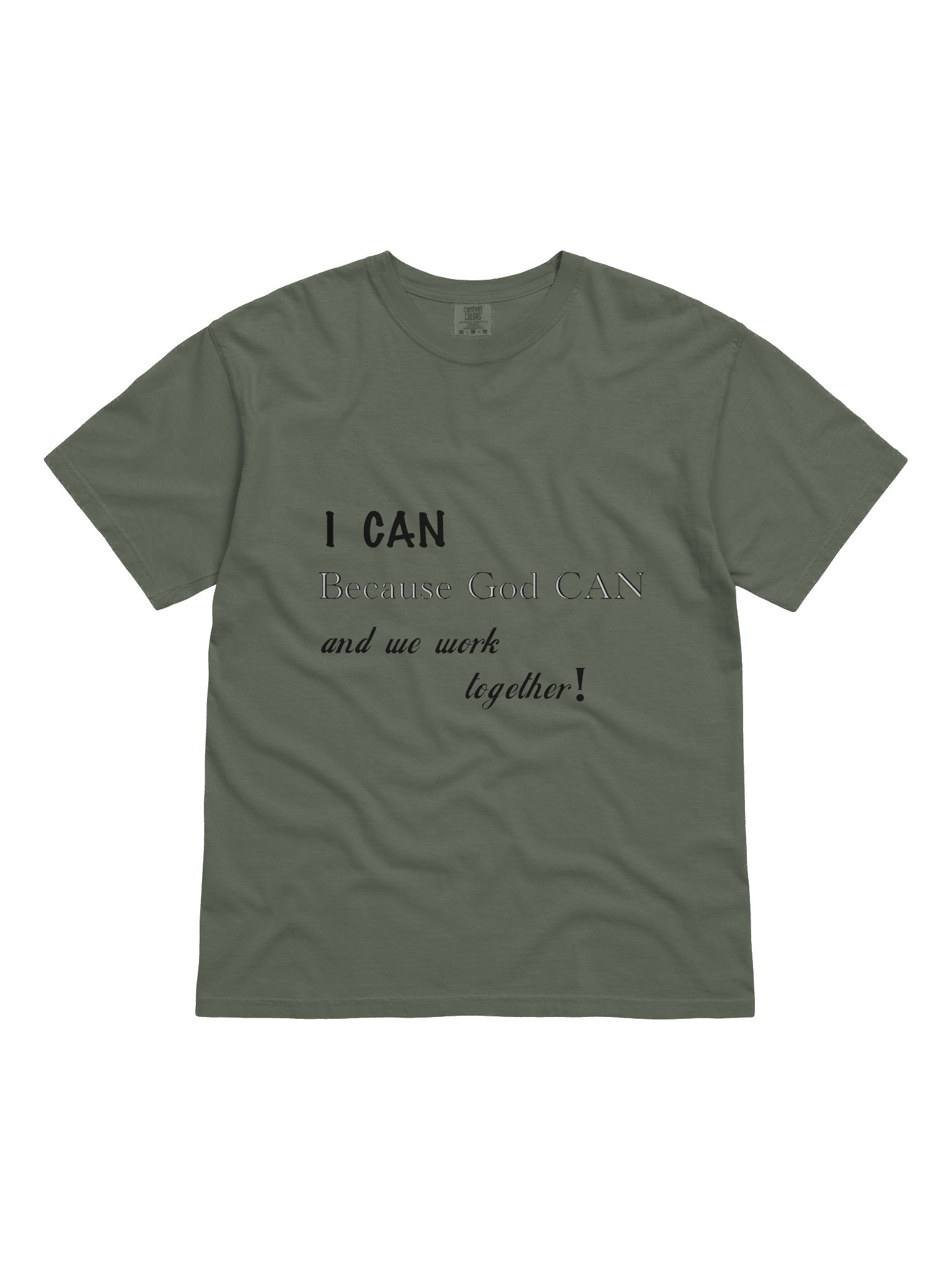 I CAN T-Shirt product image (1)