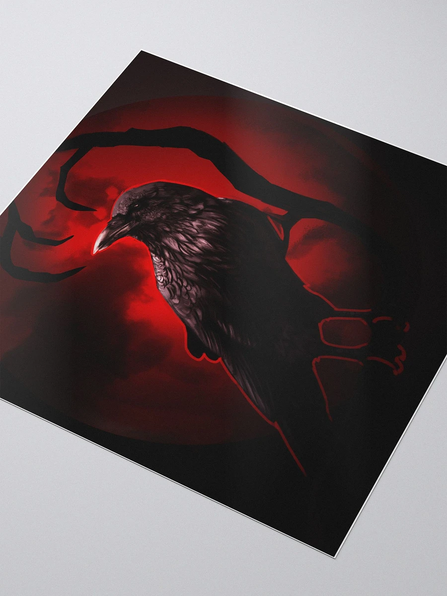 Blood Moon Raven's Night Sticker product image (3)