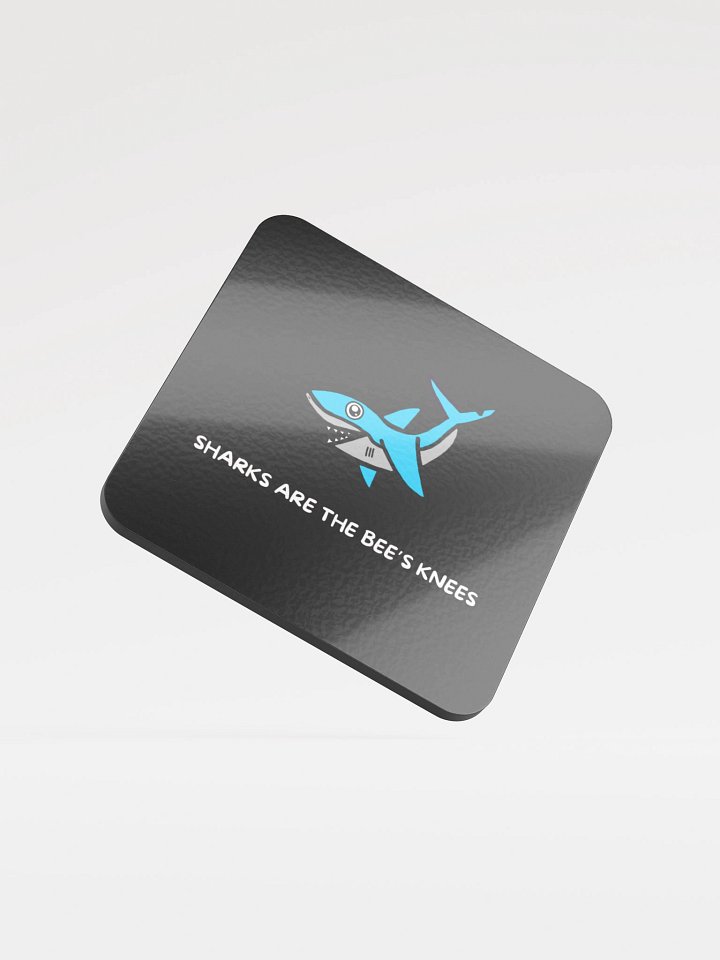 Sharks are the Bee's Knees Coaster product image (1)