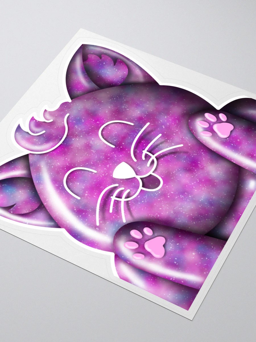Pink Galaxy Kitty Sticker product image (8)