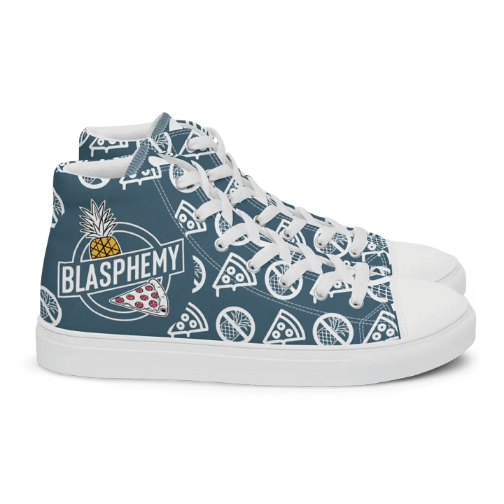 Blasphemy High Top Teal/White Female product image (1)