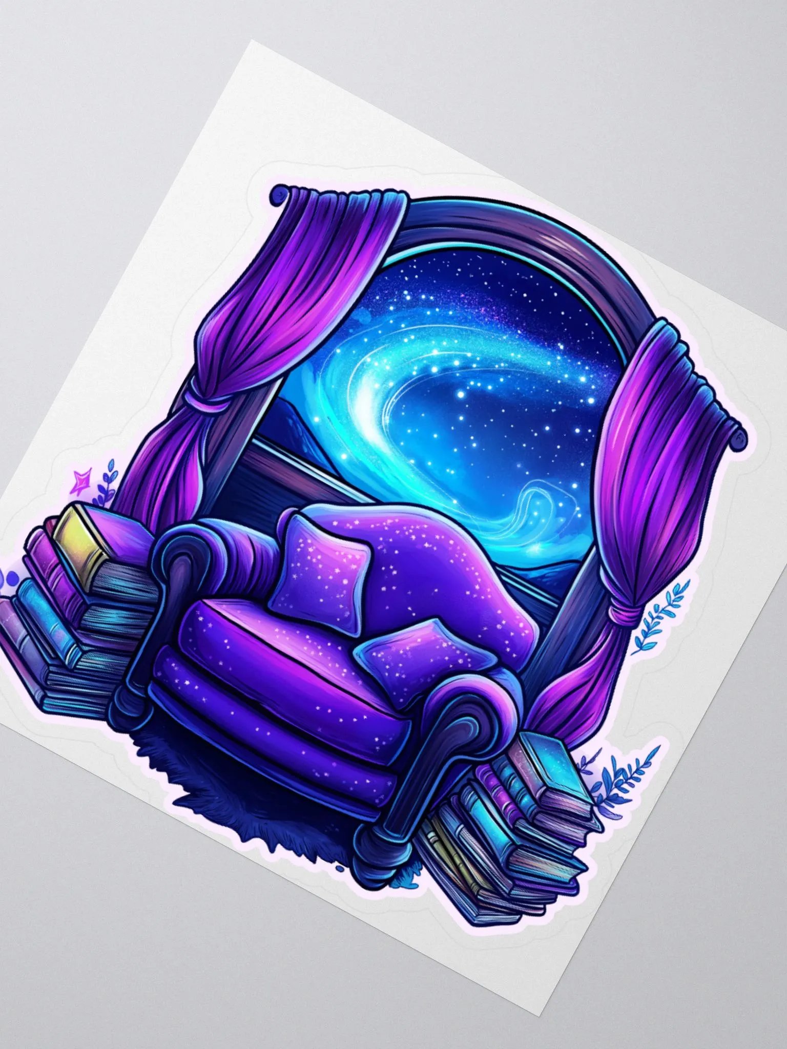 Starlit Reading Nook Sticker product image (5)