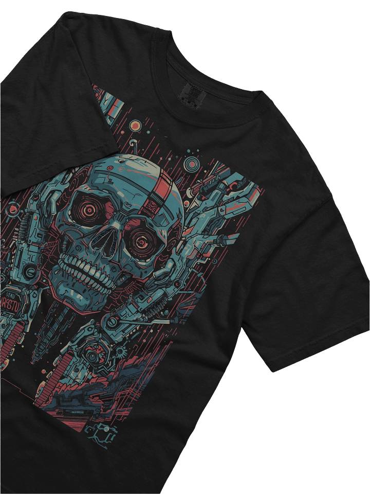 Emerging Cyborg Skull Heavyweight T-Shirt product image (2)