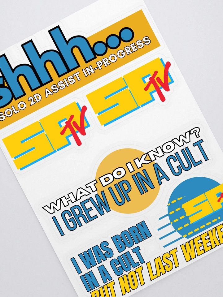 SPTV Multi Sticker Pack #1 - (Bumper Sticker Styles) product image (2)