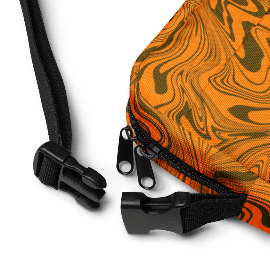 Utility Crossbody Bag - Abstract Orange Swirls product image (12)