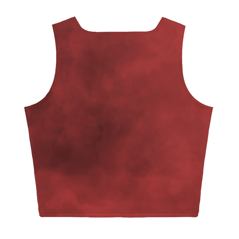 Crimson Cloud All-Over Crop Top product image (4)