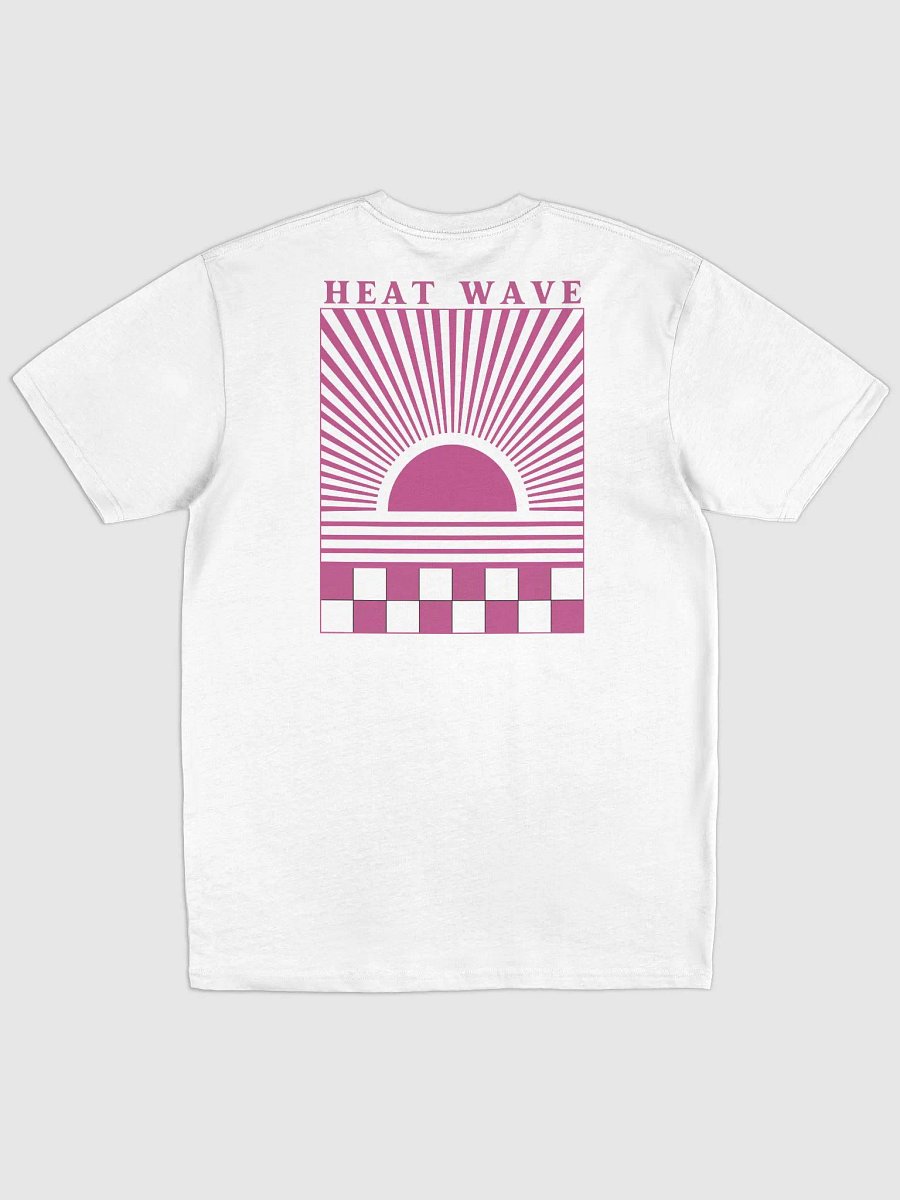 Heat Wave Retro Sunset T-Shirt - White product image (1)
