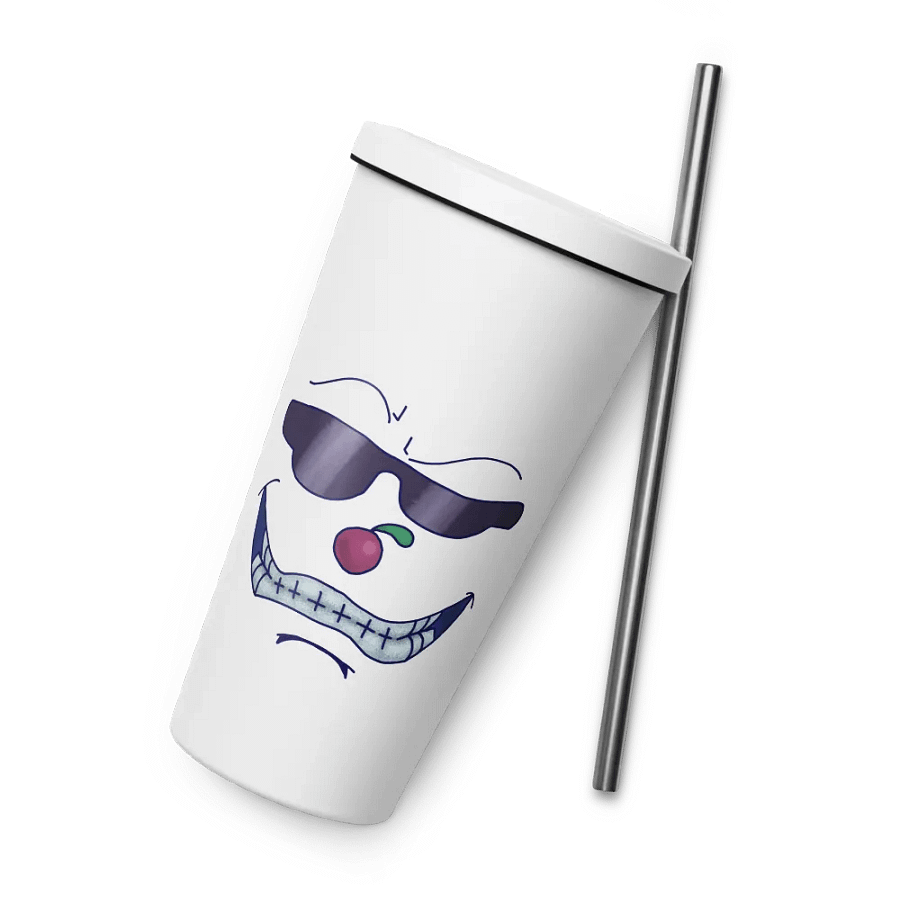 'Cweemy Face V2' - Tumbler With Straw product image (6)