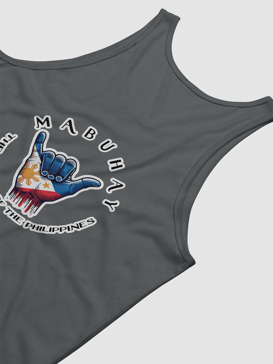 MABUHAY THE ALOHA OF THE PHILIPPINES MEN'S TANK TOP - SHAKA HANG LOOSE VIBES, SMALL FRONT LOGO, LARGE BACK LOGO product image (68)