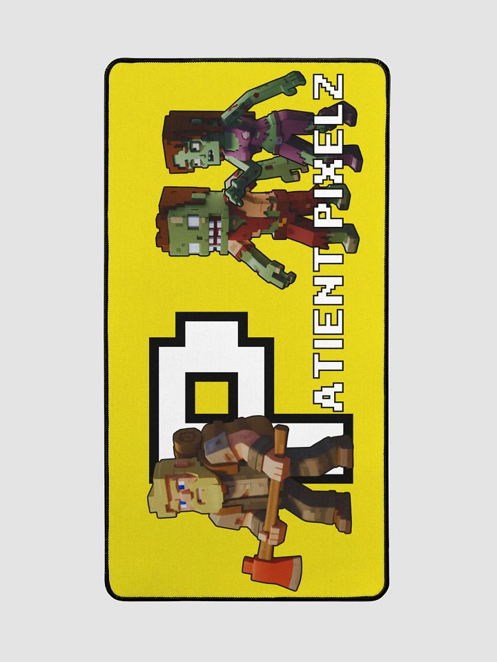 Patient PixelZ P Logo Desk Mat (Yellow) product image (2)