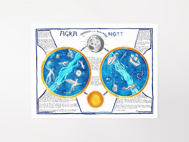 "The Agra-Nott" | Printed Map product image (1)