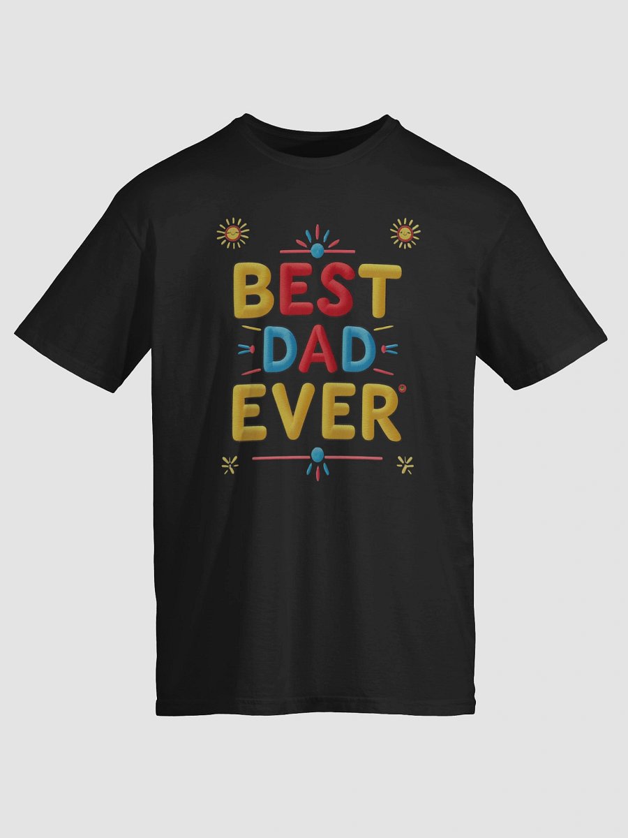 Vibrant Stitched Best Dad Ever T-Shirt product image (57)