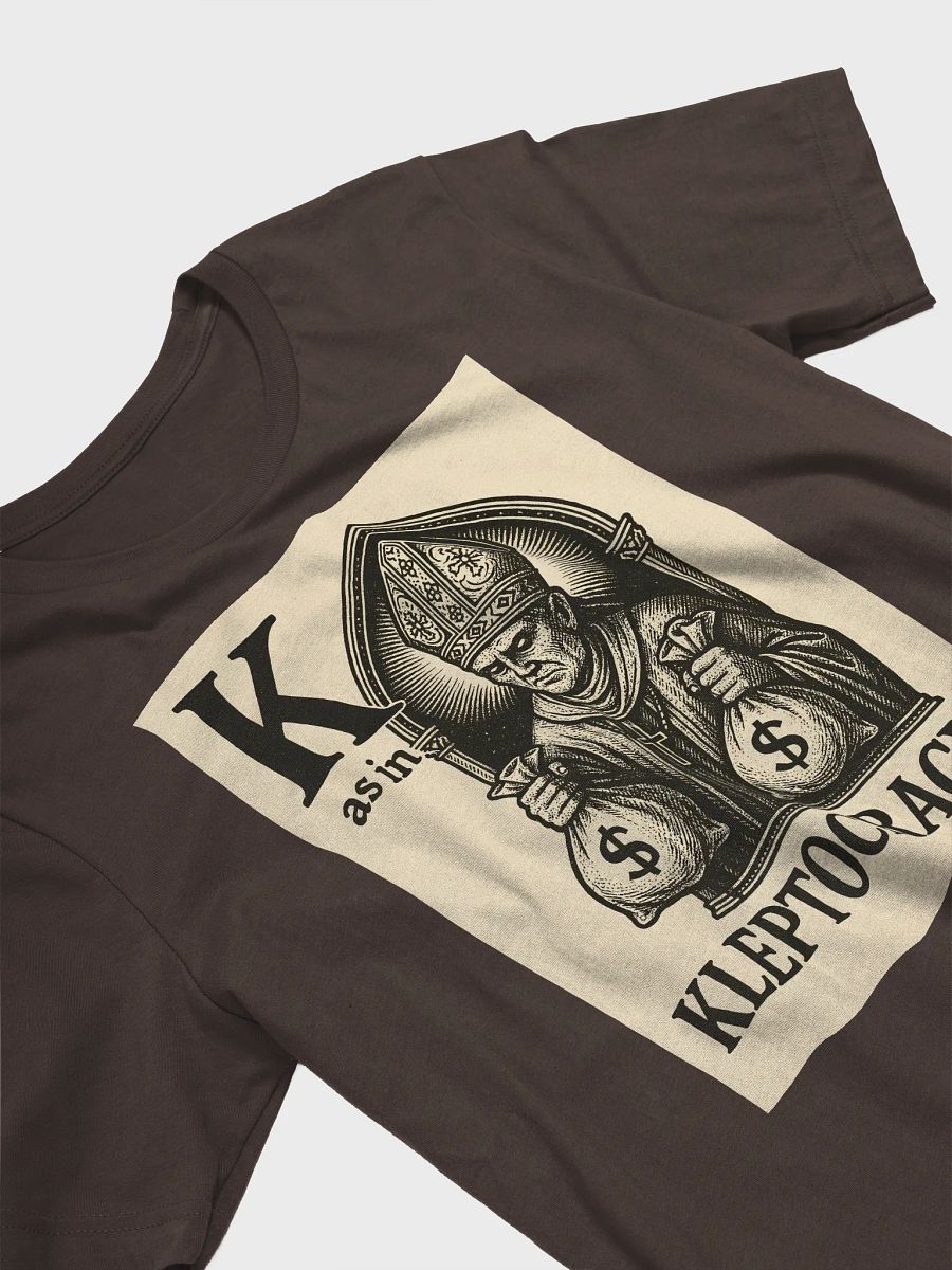 K as in kleptocracy t-shirt product image (28)