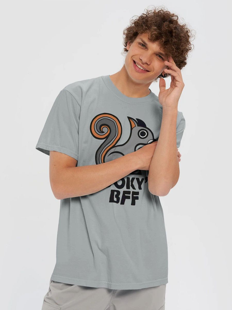 Super Soft and Comfy Traditional Tee: Pooky's BFF, Heart and Swirl Tail product image (5)