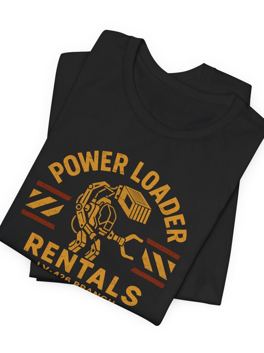 Power Loader Rentals T-Shirt – Aliens LV-426 Nostromo Sci-Fi Parody Tee product image (2)