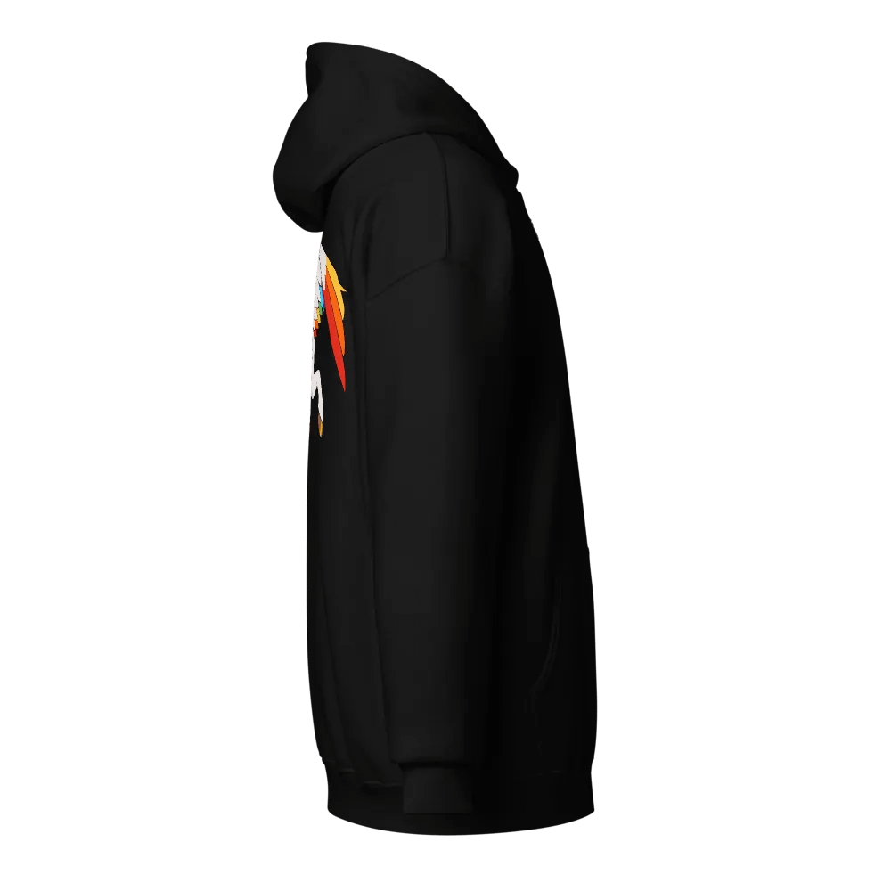 Rainbow Pegasus Unisex Zip Hoodie product image (4)