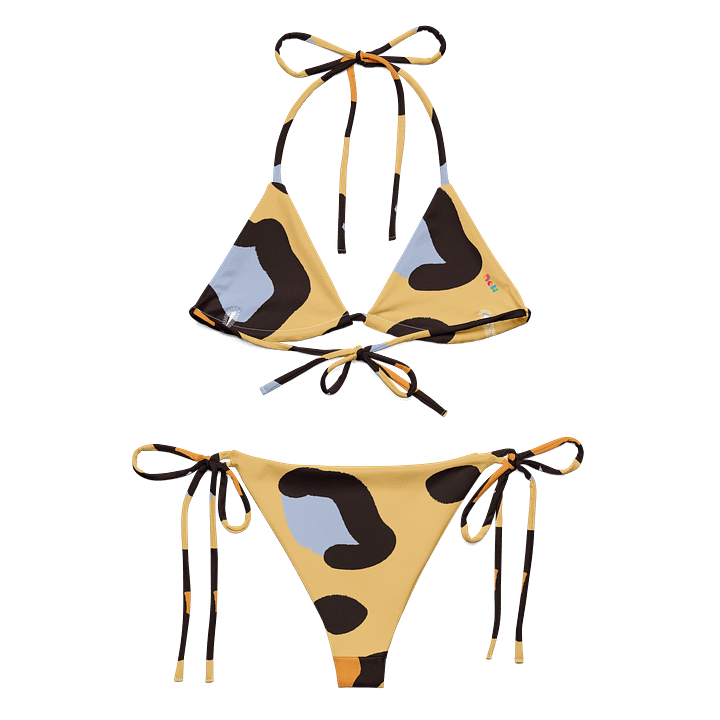 Leopard Luxe Recycled String Bikini product image (1)