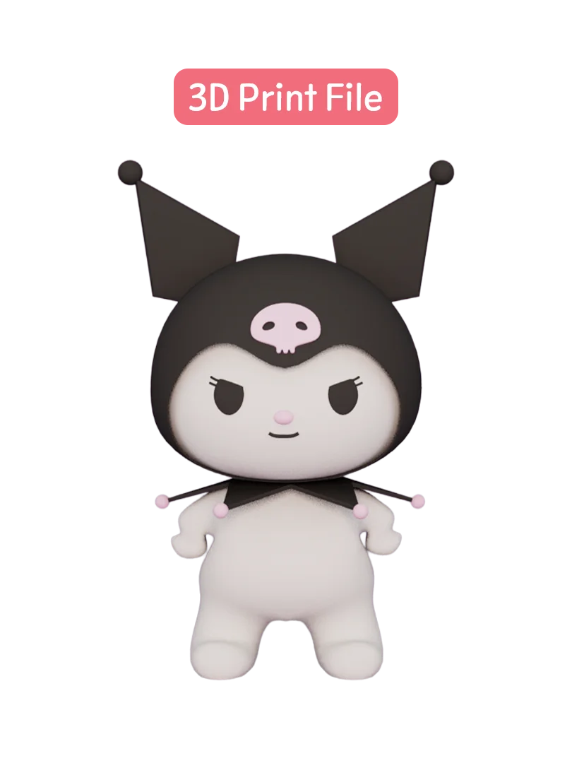 [3d print file] Kuromi product image (1)