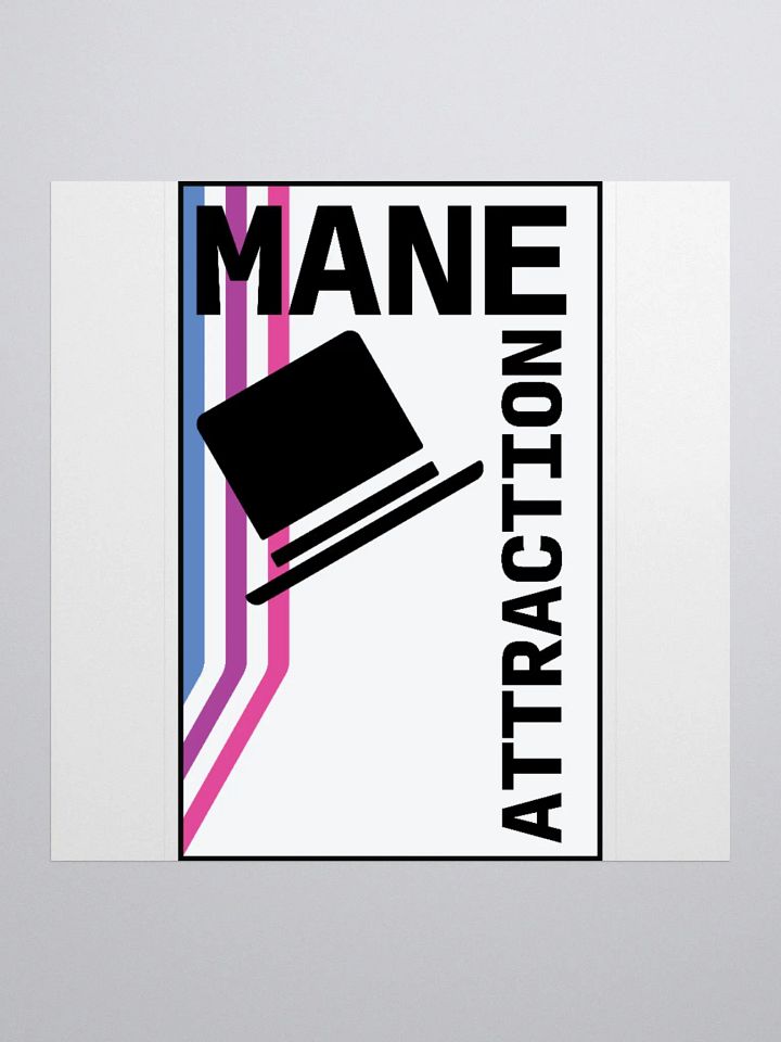 MA White Hat Sticker product image (1)