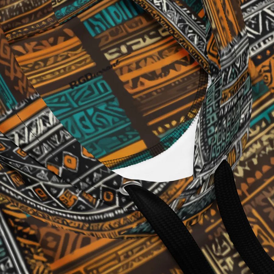 Tribal Ambassador Pattern | Recycled Unisex Hoodie product image (5)