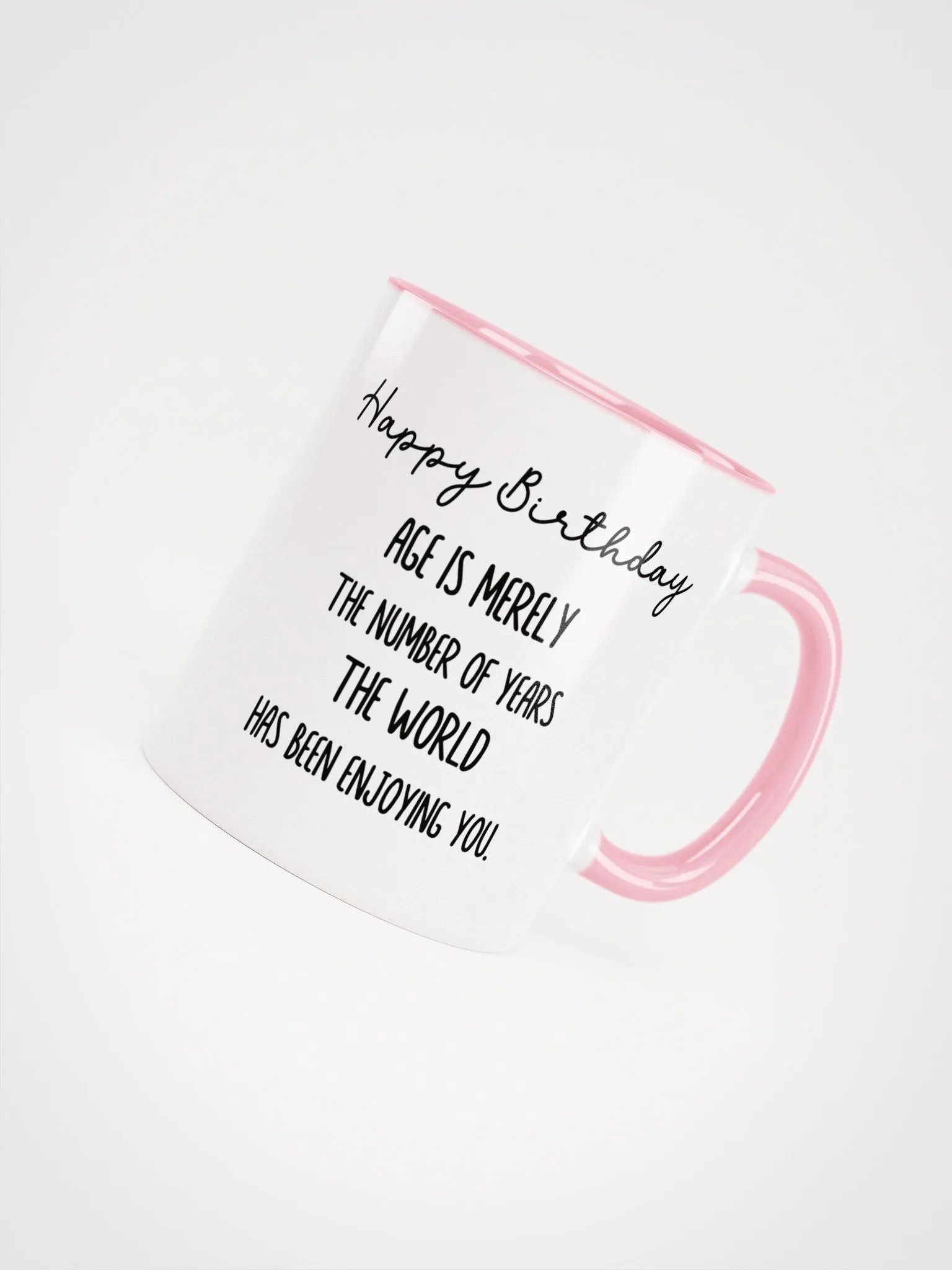 Two Tone Birth Flower Mug JULY – Personalized Gift product image (5)