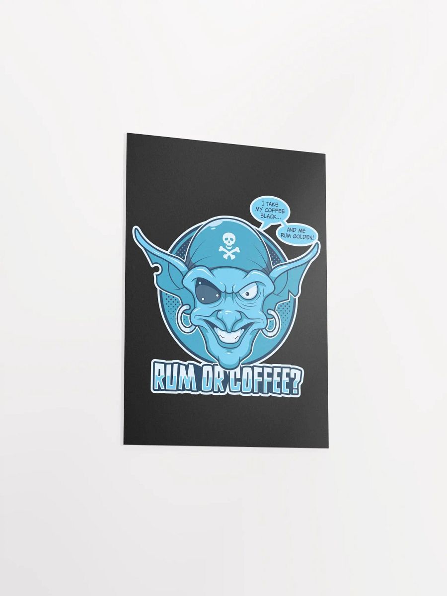 Funny College Student Poster – Coffee & Rum Humor product image (35)