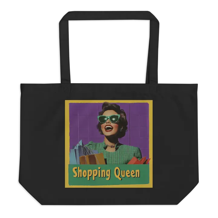 Shopping Queen Retro Tote Bag product image (1)