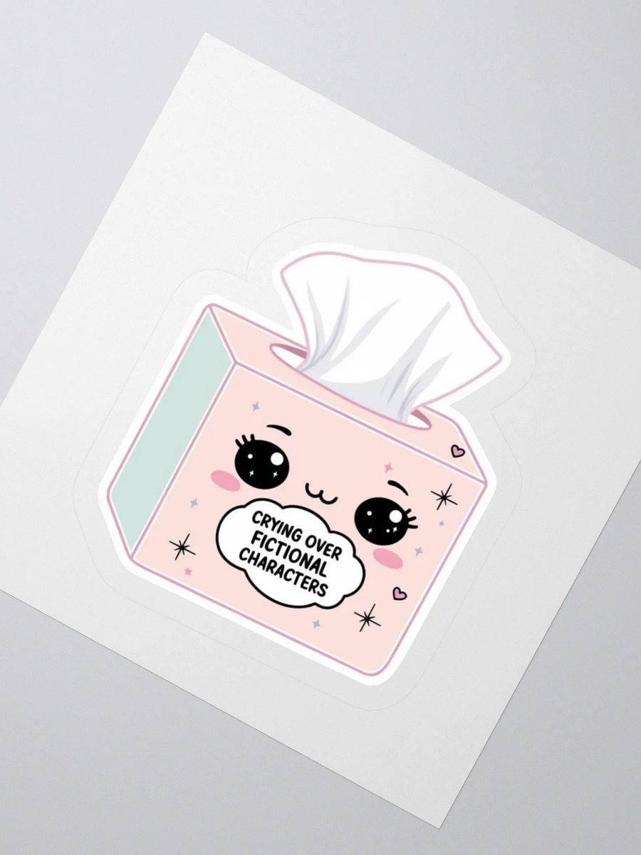 Crying Over Fictional Characters Sticker product image (5)