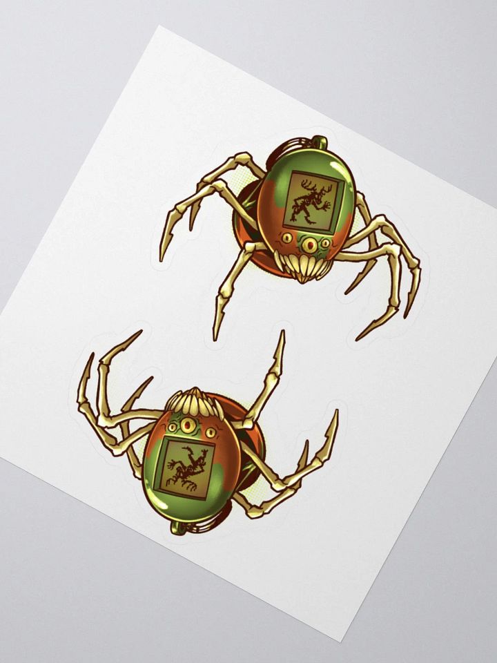 Cryptigotchi Kiss Cut Sticker Duo product image (2)