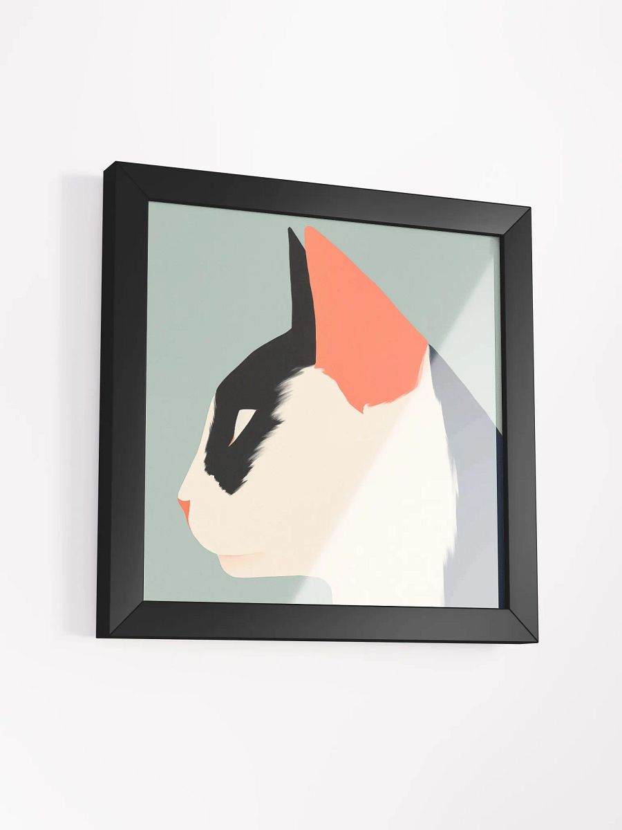 Abstract Feline Elegance Framed Poster product image (20)