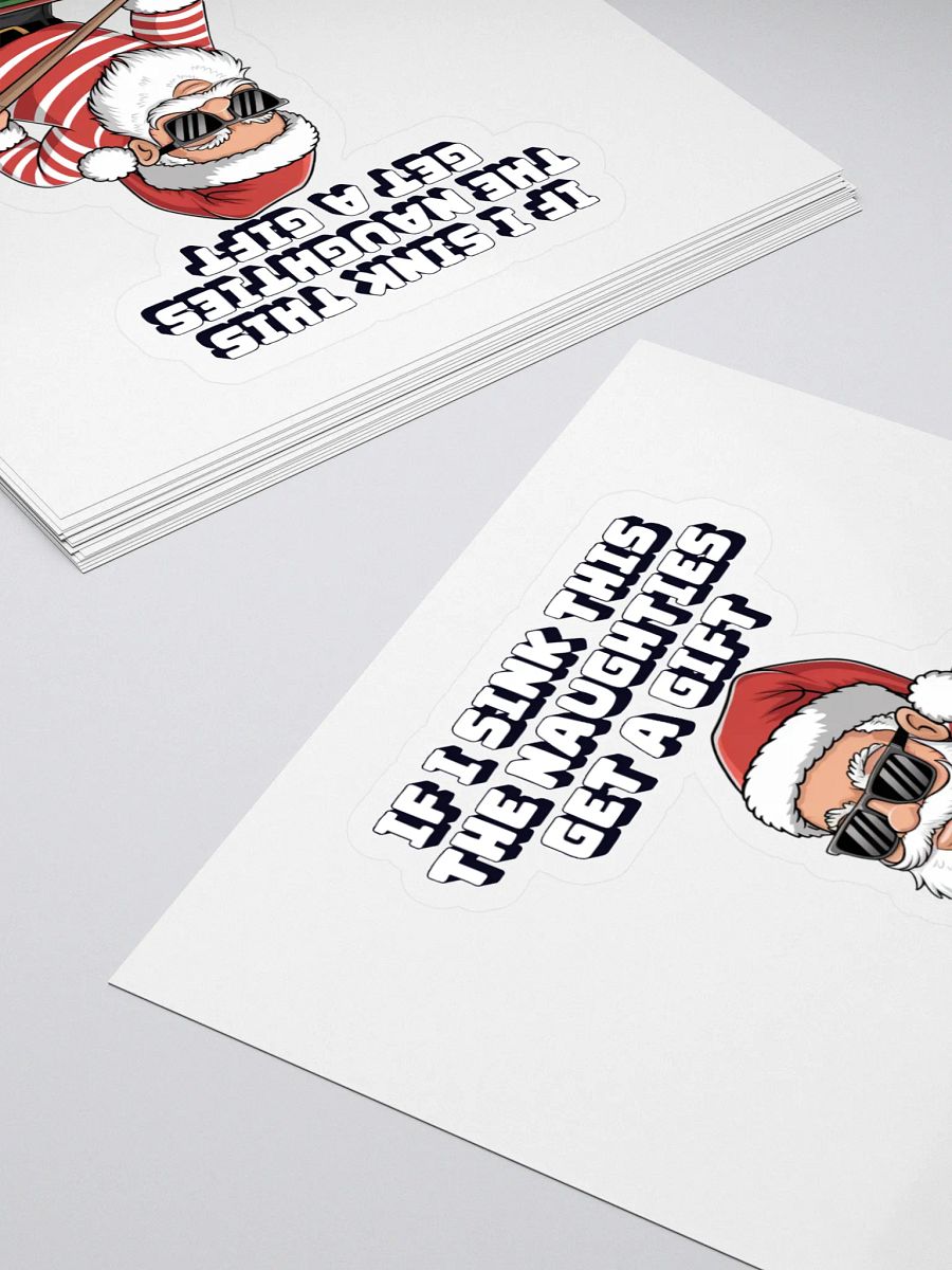 If I Sink This The Naughties Get A Gift - Sticker product image (4)
