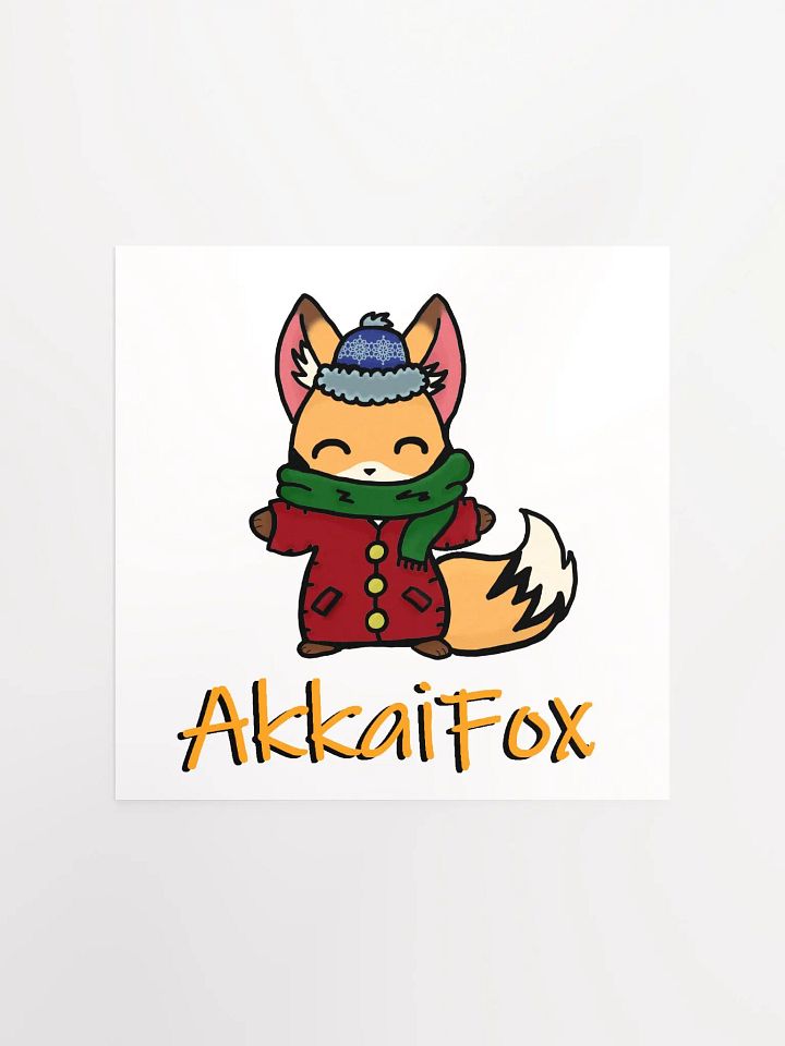 Fox Winter Poster product image (1)