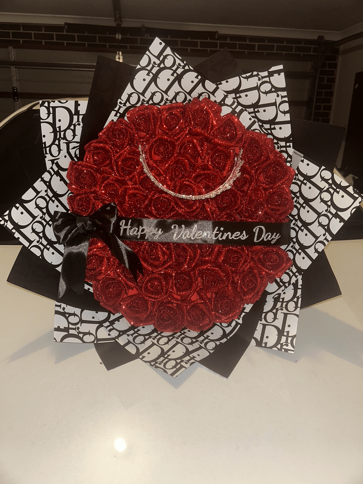 Red Glitter Bouquet product image (1)