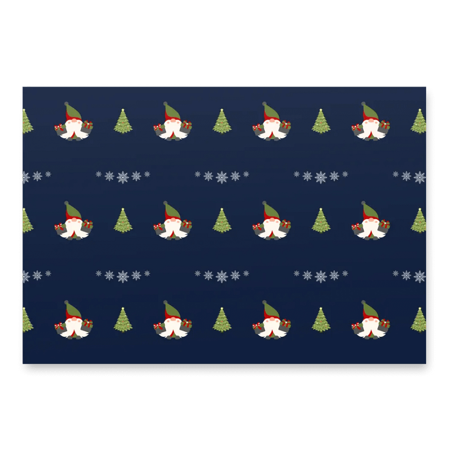 Gnomes & Trees Festive Wrapping Paper Set product image (3)